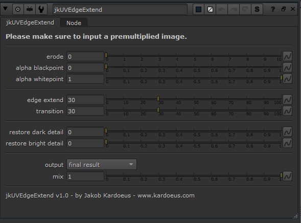jkUVEdgeExtend Screenshot