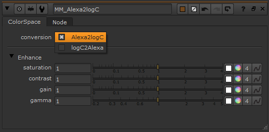 MM Alexa2logC