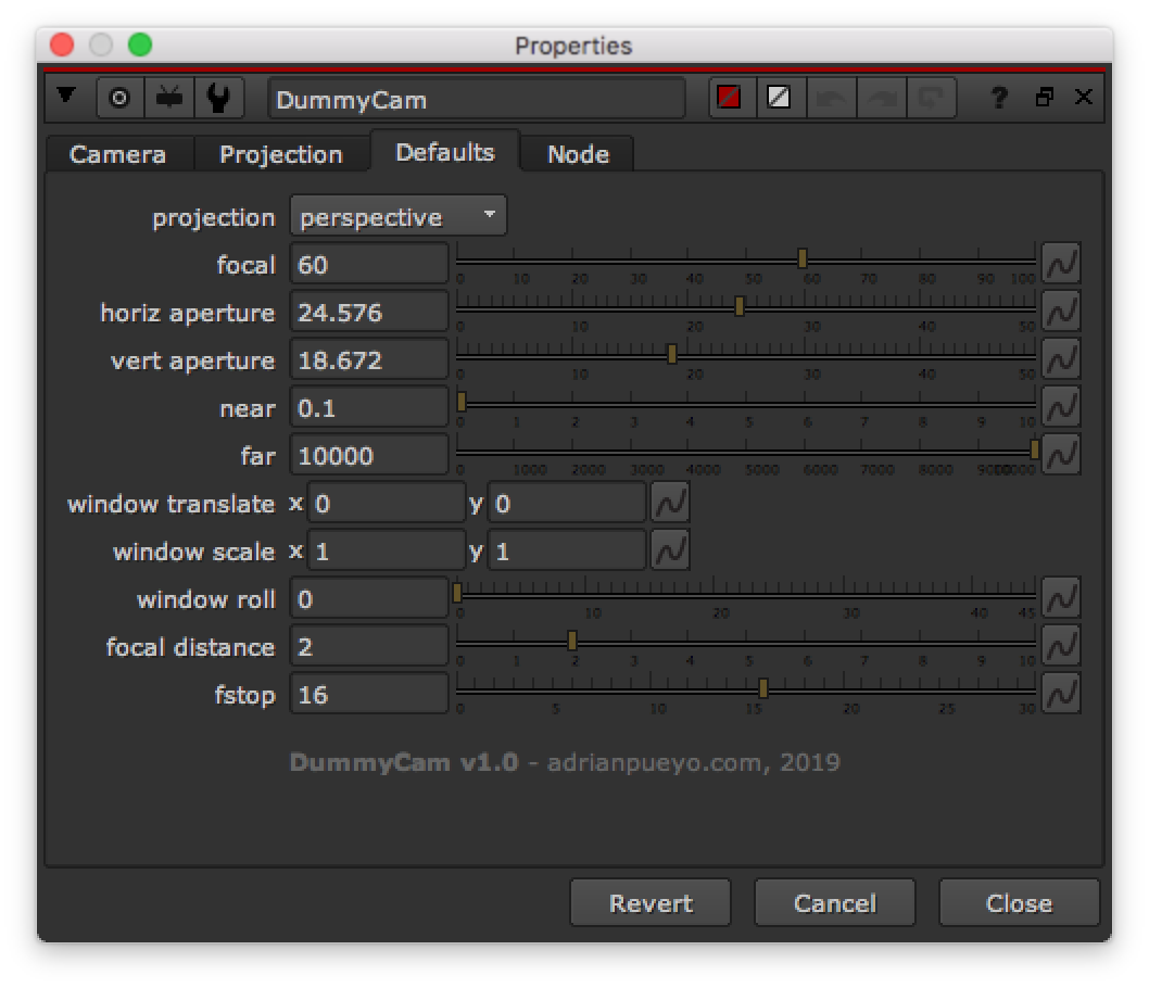 DummyCam Panel