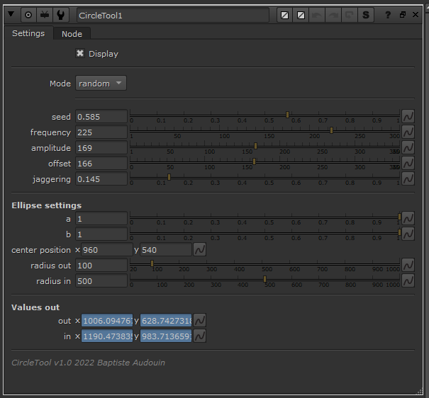 Capture settings
