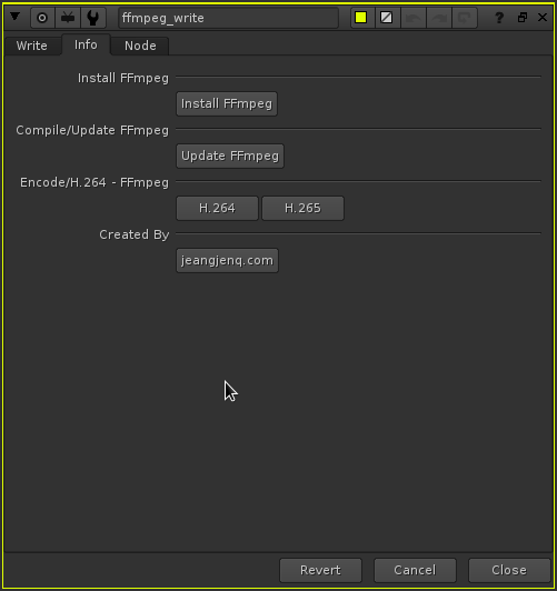 ffmpeg ui info