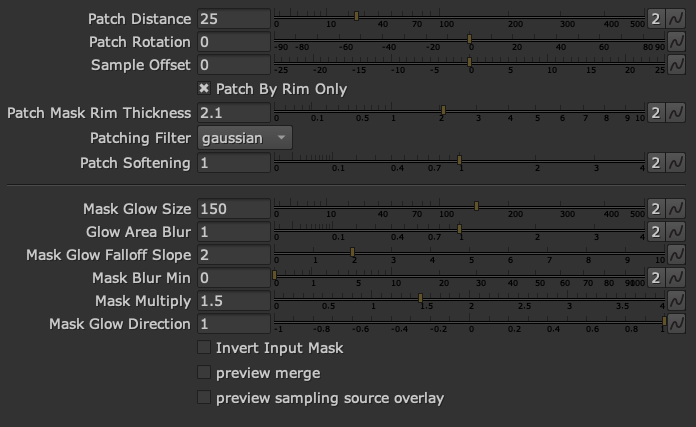 jm cleanPatchGen UI
