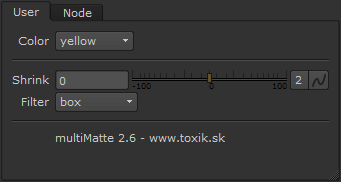 multiMatte config