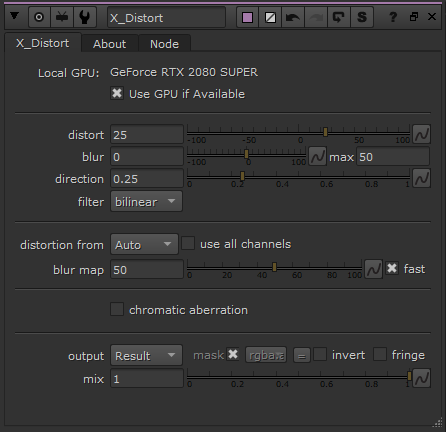 X Distort UI