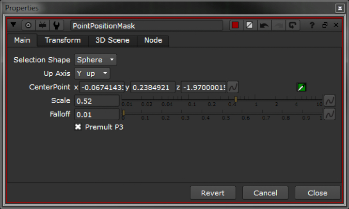 PointPositionMask Properties