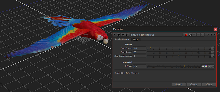 Birds3D Properties