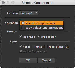 ZDefocus SelectCamMenu