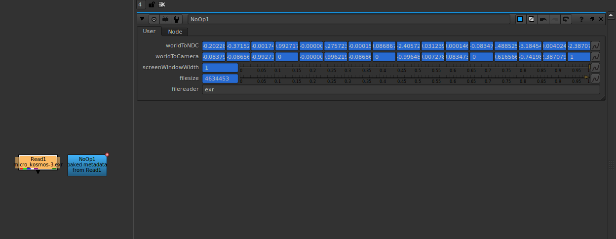 nuke bake metadata node