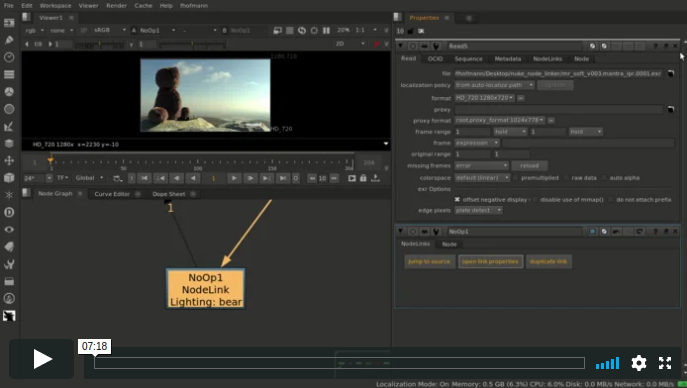 nuke node linker vimeo