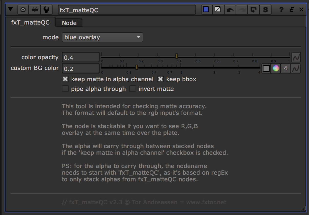 fxT matteQC v2.3blue