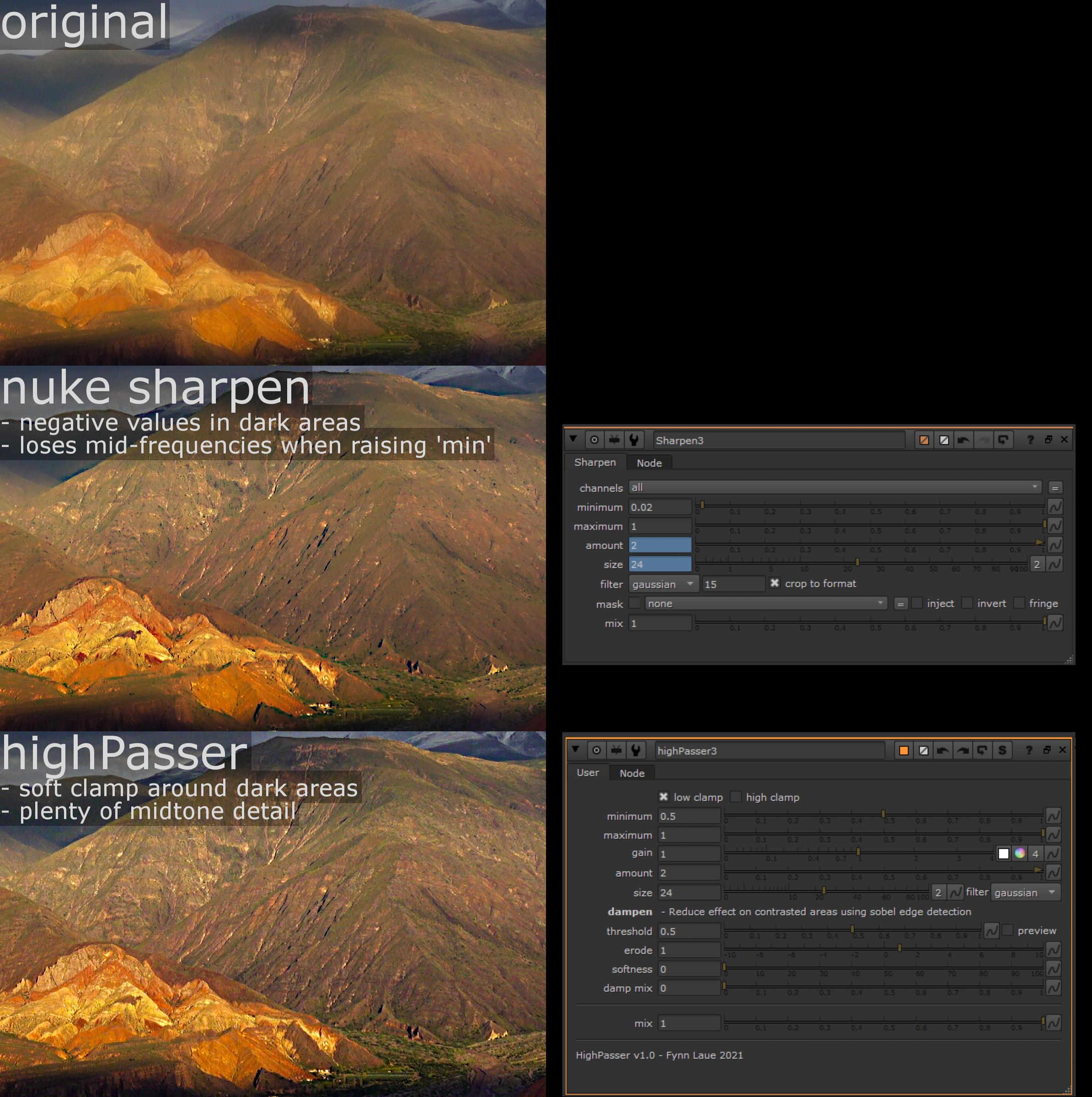 highPasser compareControls