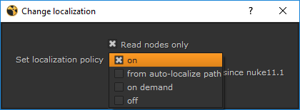 setLocalization expanded
