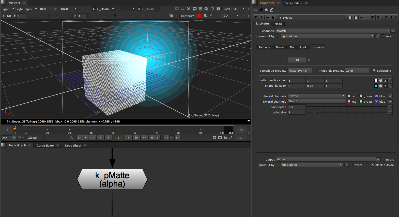 k pMatte screenshot